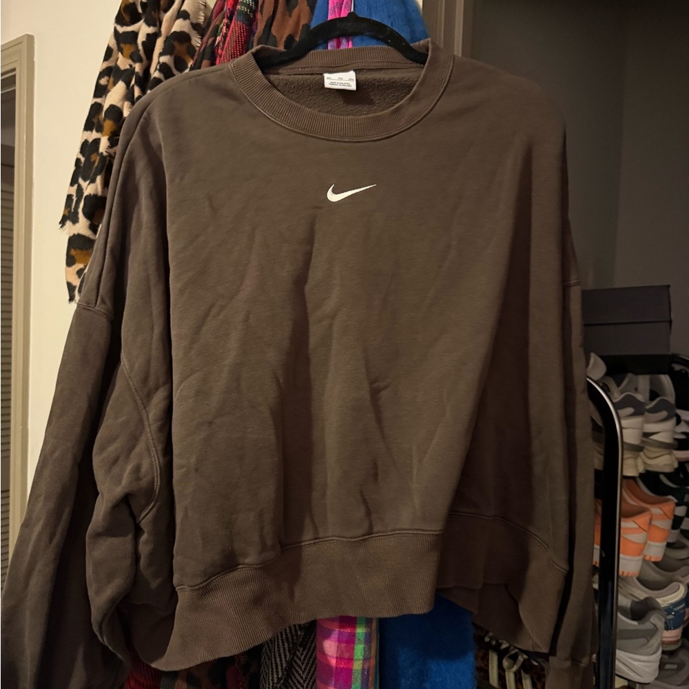 Nike Women's Brown Sweatshirt